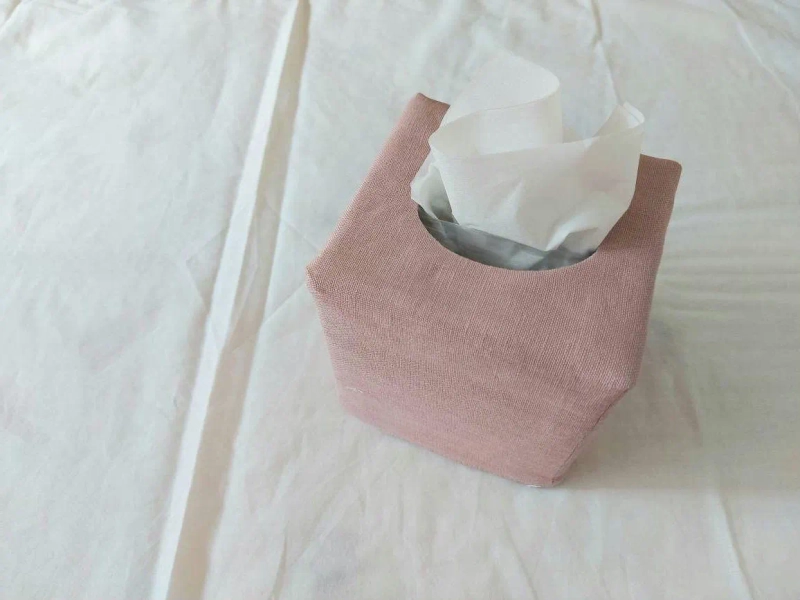 Pure Linen Tissue Box Cover, Tissue Box Cover, Linen Tissue box cover