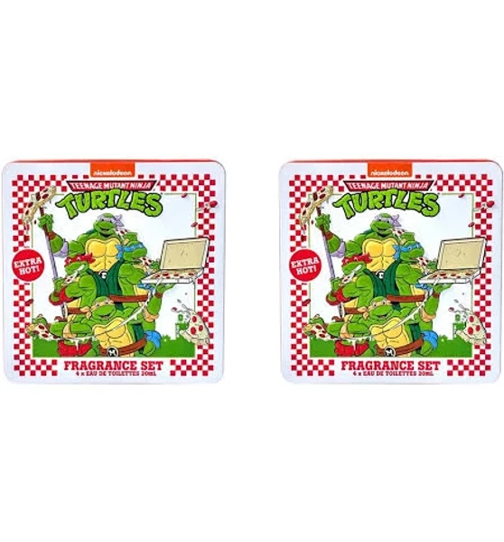 Teenage Mutant Ninja Turtles 2PK 4pc TMNT Fragrance Set Tin Kids Perfume - Multi