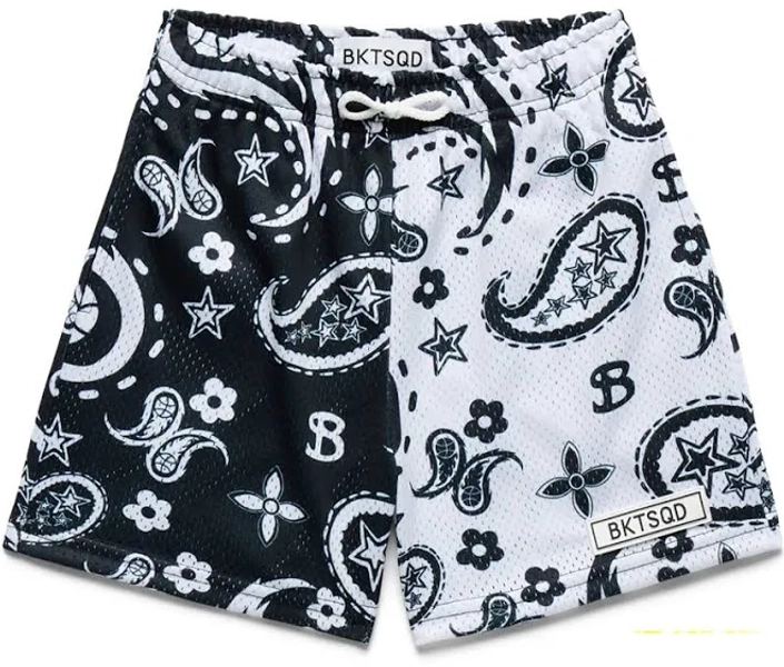 Bucketsquad Two-Tone Paisley Youth Shorts Kids