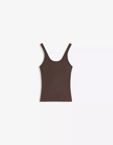 Rib-Trägershirt