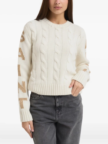 MC2 Saint Barth cable-knit Sweater | Neutrals | FARFETCH