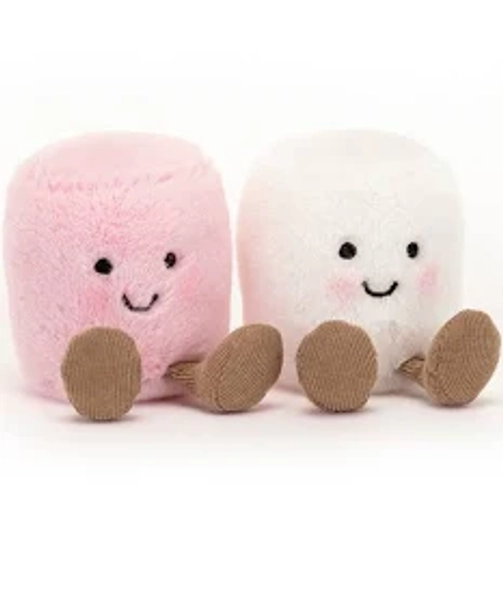 Jellycat Amuseable Pink and White Marshmallows