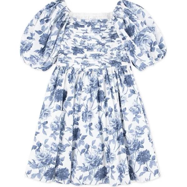 Abercrombie Kids Girls' Emerson Puff Sleeve Mini Dress