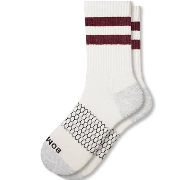 Bombas Women's Vintage Stripes Half Calf Socks