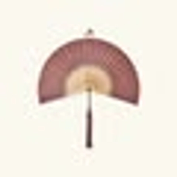 Decorative wall fan | Bamboo/acacia wood. 80 x 3.5 x 40 cm. | Navy