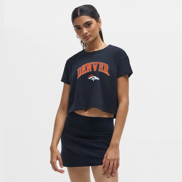 Women's Denver Broncos lululemon True Navy Cates T-Shirt