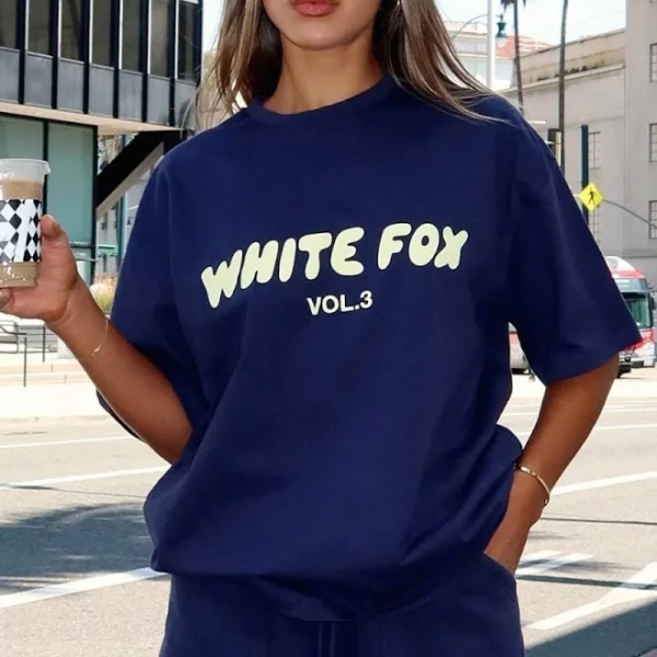 White Fox Offstage Oversized Tee