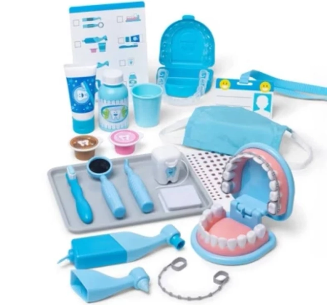 Melissa & Doug Dentist Kit 25pc, Pretend Play