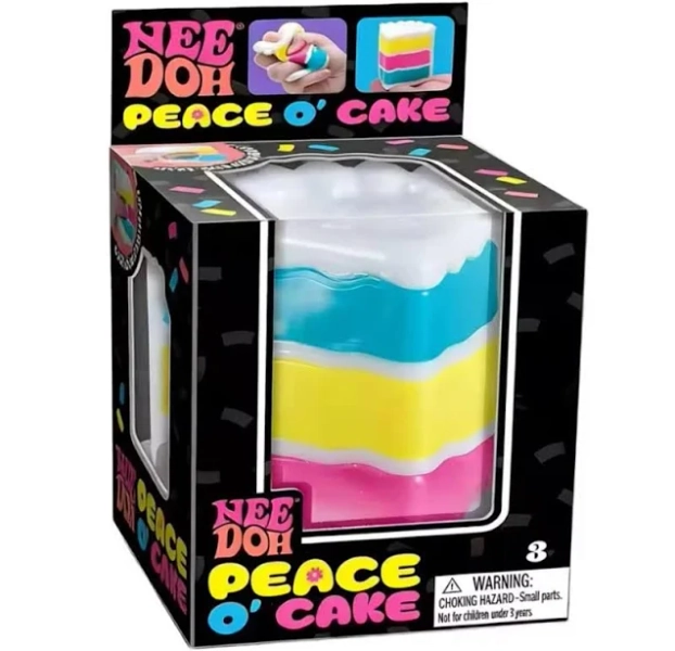 Nee Doh Inspired Peace O’ Cake Multi-color Sensory Toy For Kids