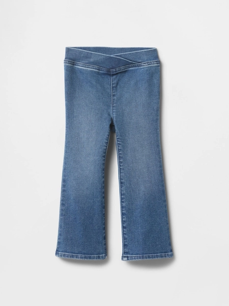 Blue Denim Flare Jeggings