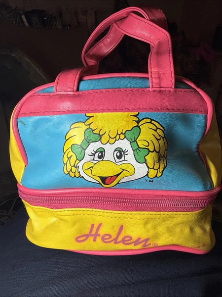 Vintage 1995 Showbiz Pizza Time Helen Mini Prize Purse Chuck E Cheese Zipper Bag