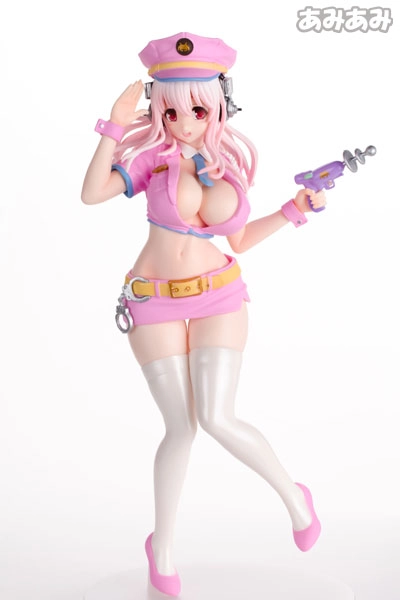(Pre-owned ITEM:A/BOX:B)Super Sonico Figure Super Police ver. (Game-prize)(Released)