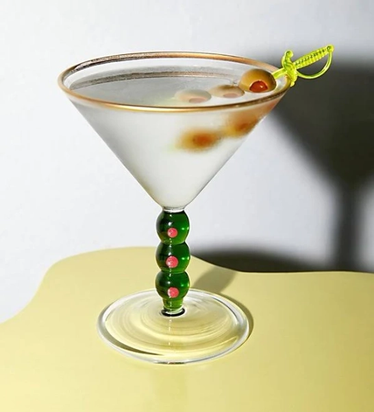 Urban Outfitters Stacked Icon Stem Martini Glass