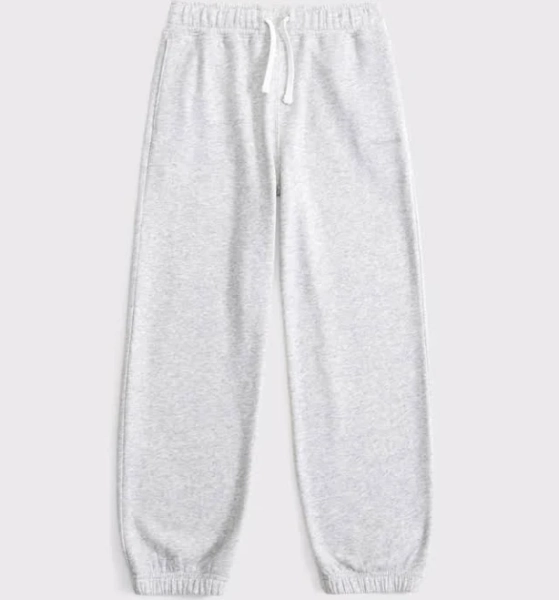 Abercrombie Kids Girls Essential Logo Fleece Sweatpants