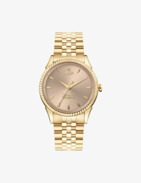 VV240PKGD Seymour stainless-steel quartz watch