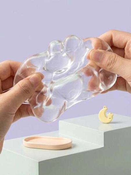 POKOJA LAND Coconut Oil Squeeze Stress Relief Toy Ball, Malleable, Transparent, Creative Gift, Pressure Relief - Size Squeeze Coconut Oil