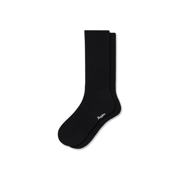 Women's Merino Cashmere Blend Fine Rib Calf Socks
