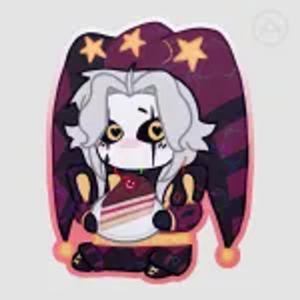 Pierrot Sticker (The Freak Circus) by saladmander - ACGGOODS