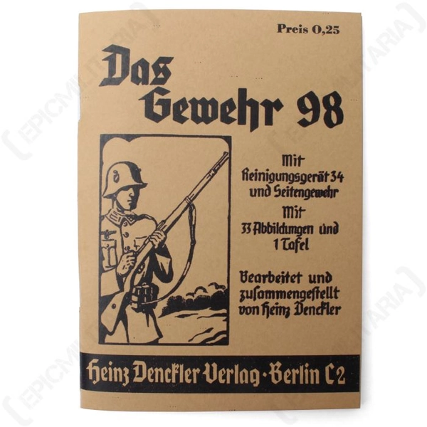 WW2 German Gewehr G98 Manual