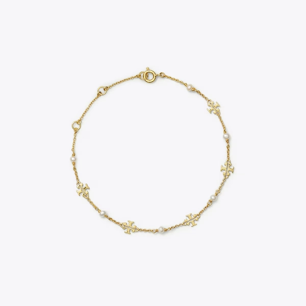 Moondance Pearl Bracelet in white, size OS