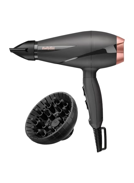 BaByliss Paris Hair Dryer | Salon-grade Motor With 2100w & Ionic Frizz-control | 6mm Ultra-slim Concentrator Nozzle With Lockable Cold Shot | Italian-made For Lasting Performance | 6709DSDE Black | Best Price UAE | Dubai, Abu Dhabi