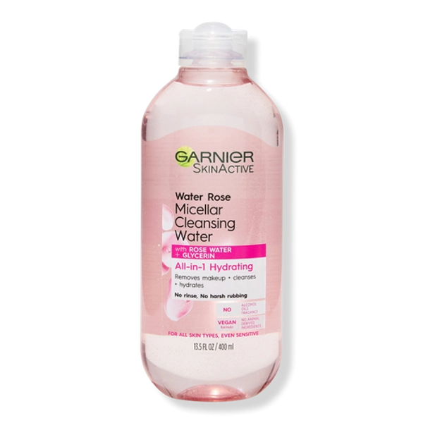 SkinActive Micellar Cleansing Water with Rose Water - 13.5 oz