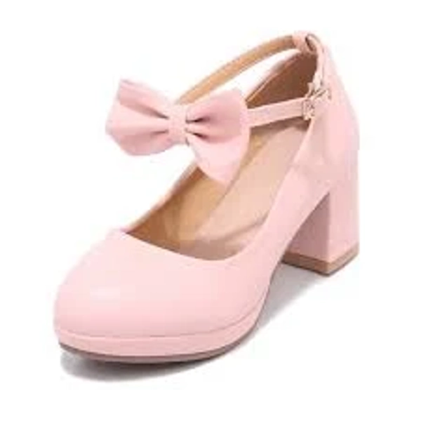 New Arrivals Alert: Shop the Girls' Heels Daily Dress Shoes Heel Cosplay Lolita PU Breathability Non-slipping Height-increasing Big Kids(7years +)