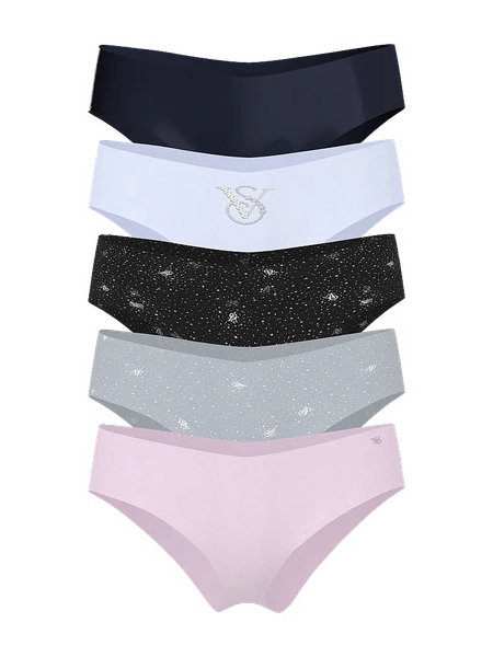 5-Pack No-Show Cheeky Panties