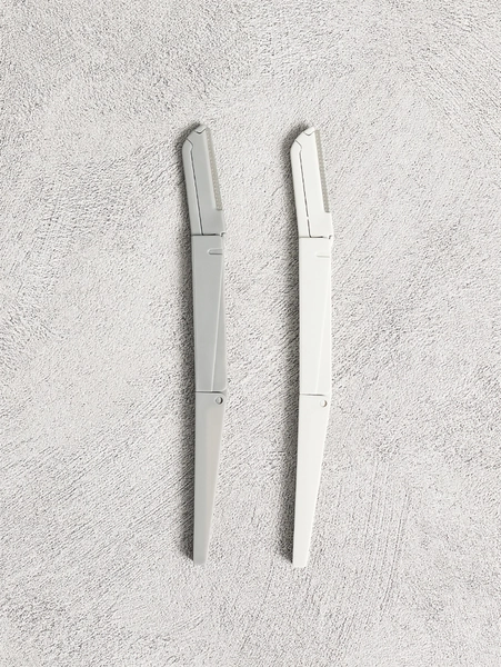 3단 접이식 눈썹 칼 2개입