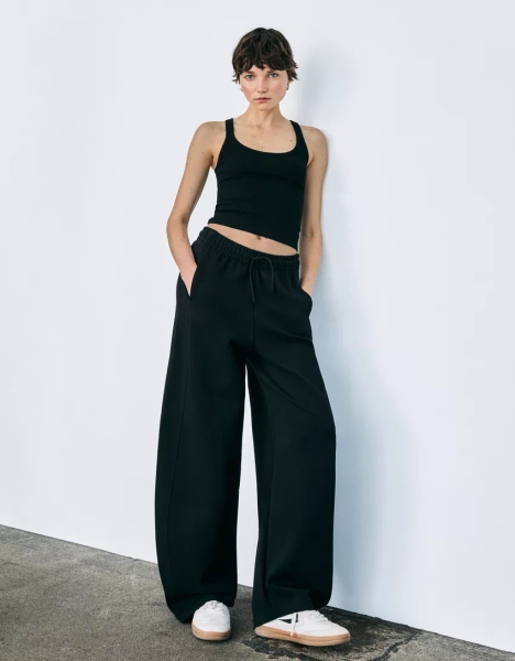 Pantaloni flaușați barrel
