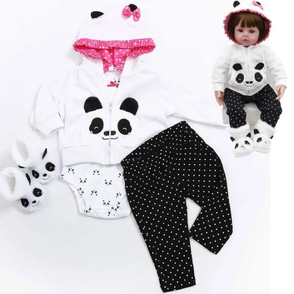 HUADOLL Reborn Baby Girl Dolls Clothes