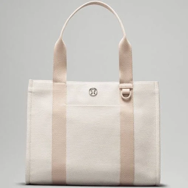 lululemon Two-Tone Canvas Tote Bag 10L - Size One - Size | White