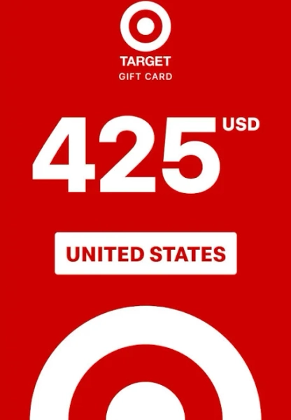Target 425 USD Gift Card (United States) - Digital Key