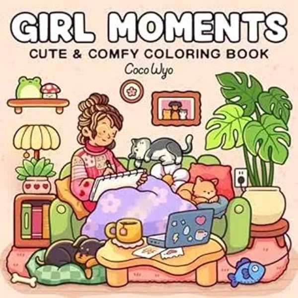Top 3 Coloring Books Bundle for Stress Relief, Creativity & More for adults- Moments | Animal girl moment Build Your Own Bundle coco michelle magic |