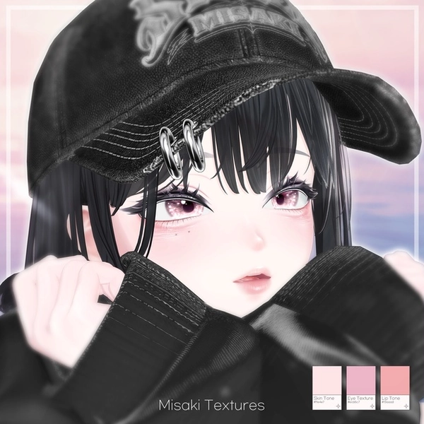 【SALE】🖤「海咲専用」🖤 Misaki Textures FullPack (2 Eyes, MakeUp, Body, Tongue, Cap, Nail)