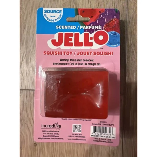 Incredible Novelties Toys | Jello Scented Squishi Squishy Toy Viral Tiktok Toy New In Stock Red Fast Ship | Color: Red | Size: Osbb | Jenneeclayton's