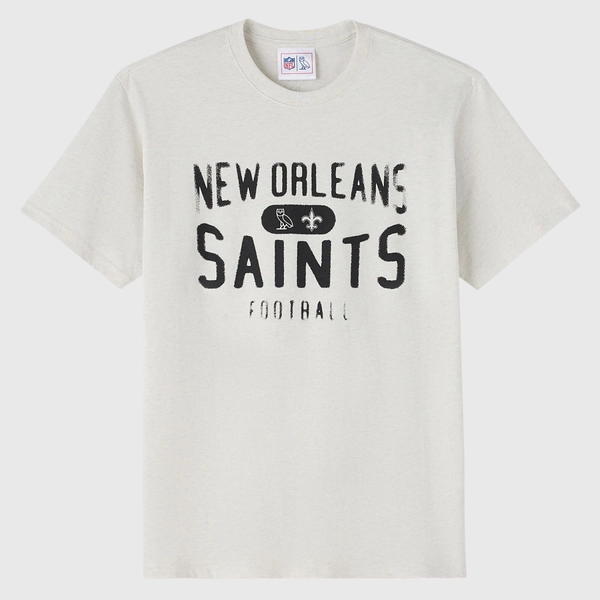 Unisex New Orleans Saints OVO x NFL Heather Gray T-Shirt