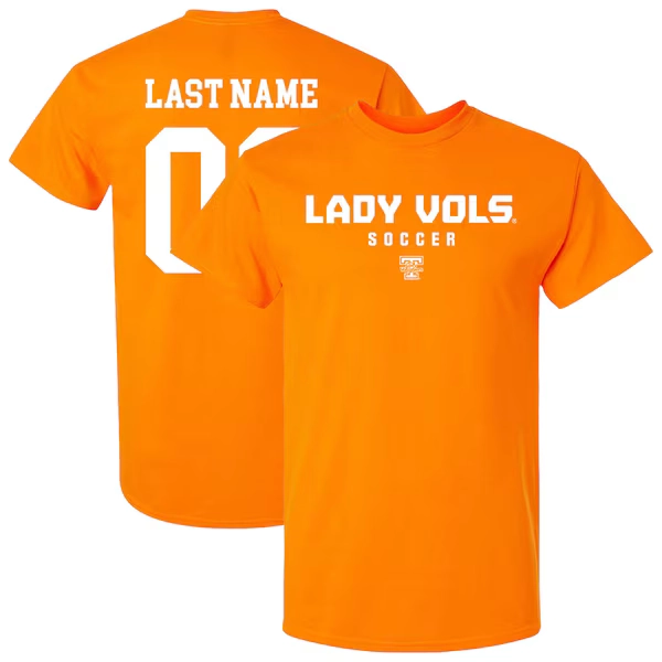 Unisex  Tennessee Orange Tennessee Volunteers Collegiate Women's Soccer NIL Pick-A-Player T-Shirt