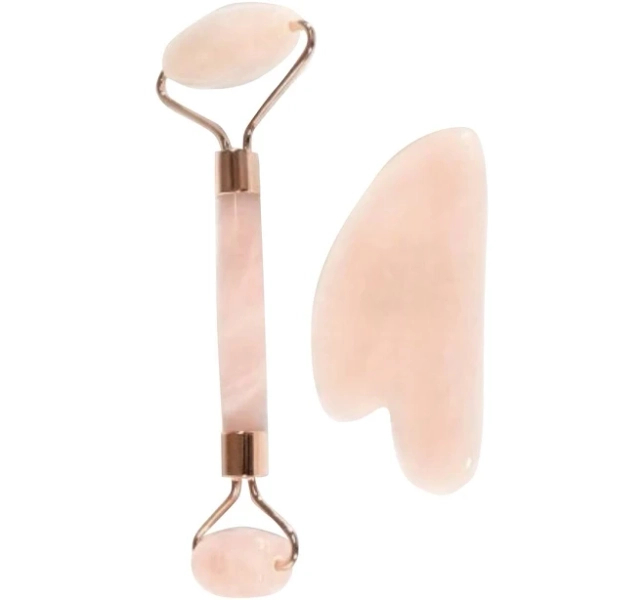 SkinAct Jade Roller & Gua Sha Set