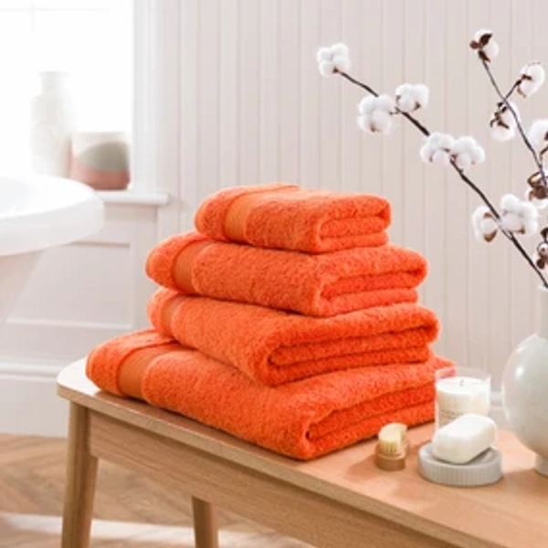 Burnt Orange Egyptian Cotton Face Cloth