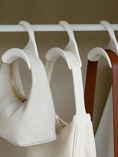 10pcs Purse Hanger Hook Set - Stylish Acrylic Bag Hanger For Handbags, Tote Bags, And Backpacks - Perfect Closet Organizer And Storage Solution For Purses, Satchels, And Handbags - Ideal Gift For Christmas, Thanksgiving, New Year, And Valentine's Day - Keep Your Bags Neat And Accessible With This Elegant Rack Holder