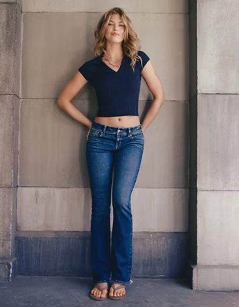 AE Low-Rise Kick Bootcut Jean