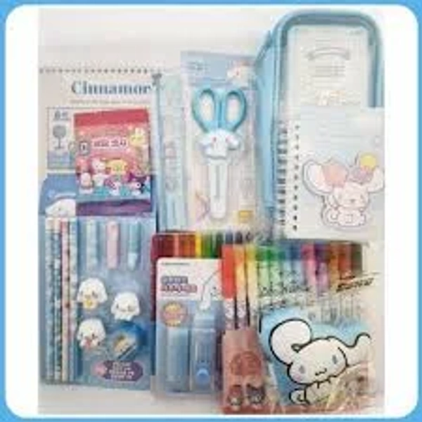 Sanrio Cinnamoroll Stationery Set 11pcs School Supplies Box Korean Authentic