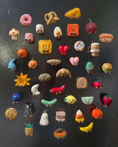 Jelly Cat Style Clay Magnets