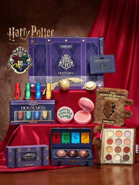 Harry Potter™ X SHEGLAM Full Collection Set Brand Beauty Makeup Face Paint Cosmetic For Women Girls Perfect For Fall Winter Ideal For Y2K Fancy Fashion Suitable For Birthday Christmas Present Party Ready Best Color