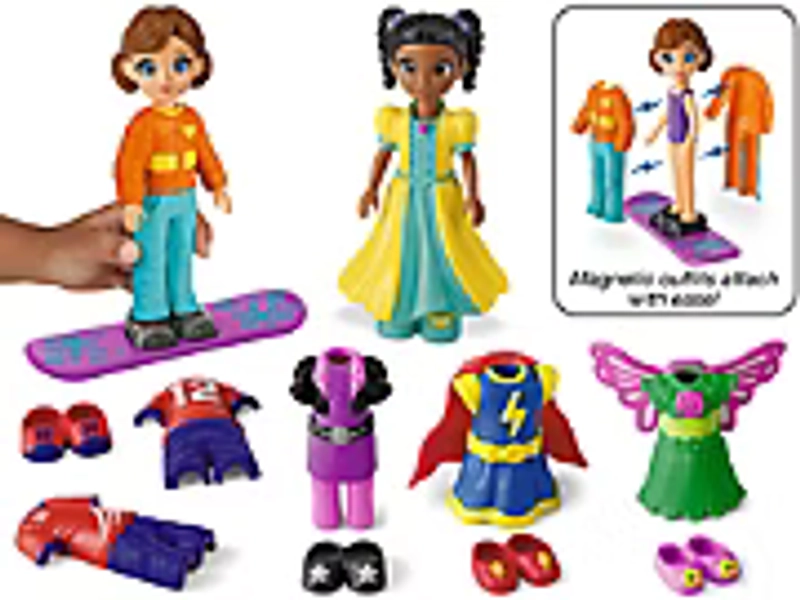 Magnetic Dress & Play Dolls