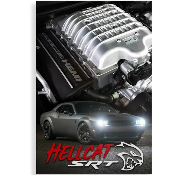 Hellcat HEMI Poster 24x36