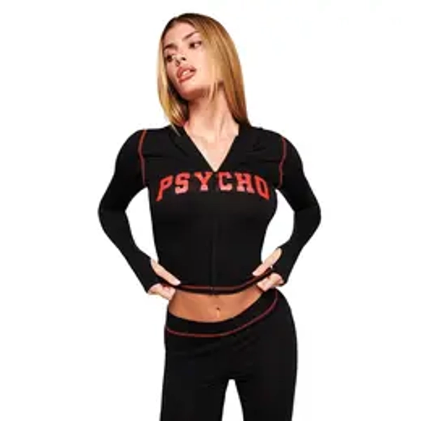 BLARE HOODIE - BLACK PSYCHO