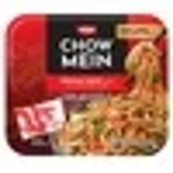 Nissin Foods Chow Mein Instant Noodles, Teriyaki Beef Flavor, 4.0 oz Tray, Shelf-Stable