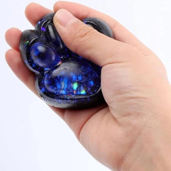 Cute Squishy Cat Paw Squeeze Toys Sticky Sensory Fidget Stress Relief Gifts For Kids Kawaii Stuff